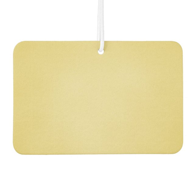 Tan Grainy Texture Look Car Air Freshener (Front)