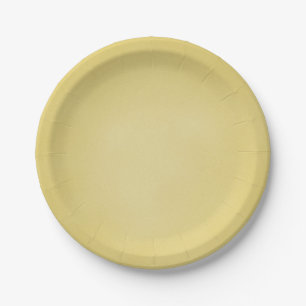 Tan Grainy Texture Look Paper Plate