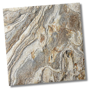 Tan Grey Marble Neutral Natural Stone Texture Ceramic Tile