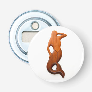 tan lookout mermaid bottle opener