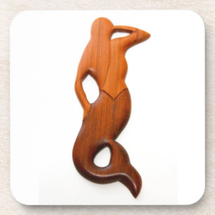 tan lookout mermaid coaster