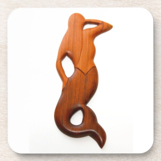 tan lookout mermaid coaster (Front)