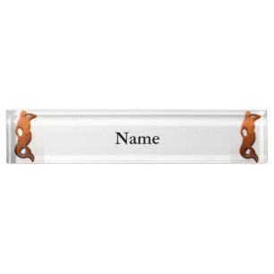 tan lookout mermaids nameplate