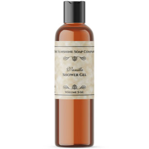 Tan parchment paper style soap cosmetic