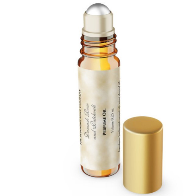 Tan Parchment Style Perfume Roller Bottle label (Creator Uploaded)