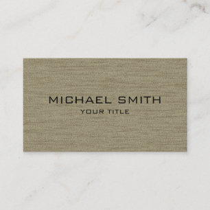 Tan Professional Modern Business Card