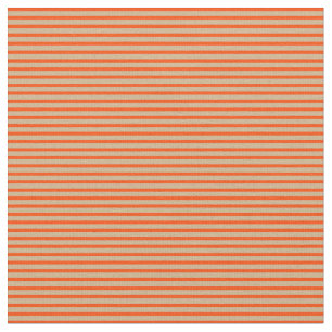 Tan & Red Lines Pattern Fabric