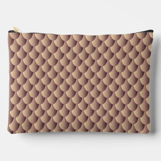 Tan Scales Accessory Pouch