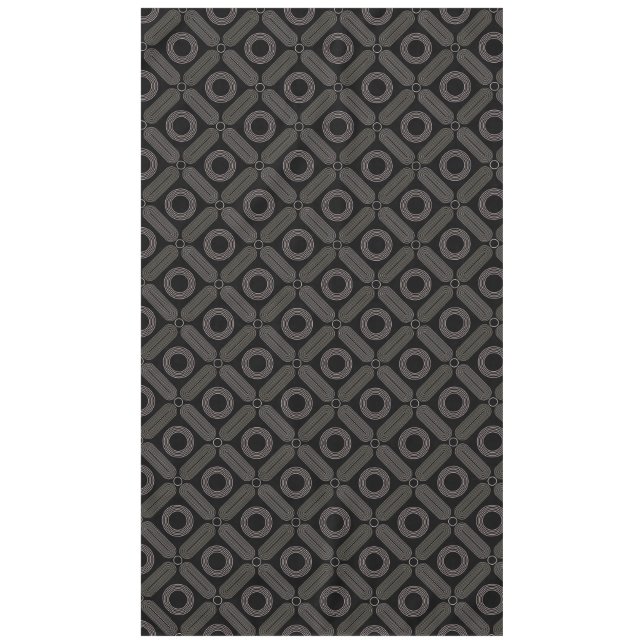Tan Shapes on Black Tablecloth (Front)