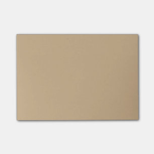 Tan Solid Colour Post-it Notes