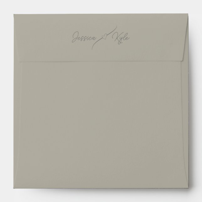 Tan Solid Stationery Coloured Envelope (Back (Top Flap))