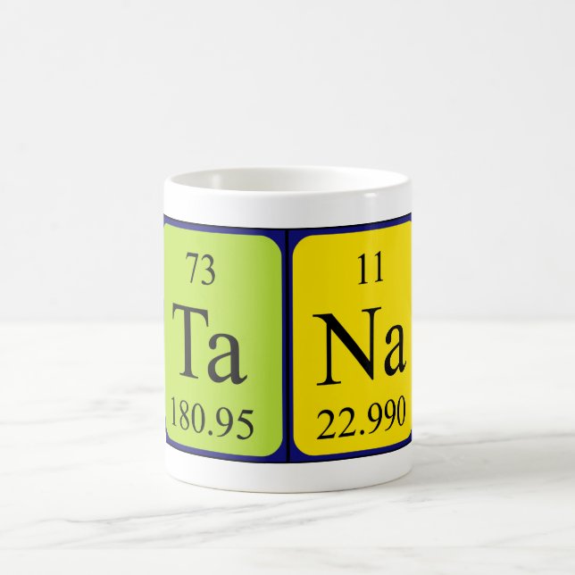 Tana periodic table name mug (Center)