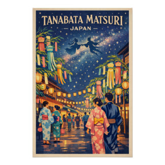 Tanabata Matsuri (Star Festival) in Japan Poster