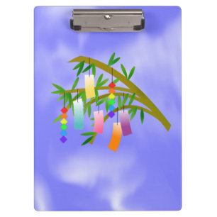 Tanabata Wishing Tree Clipboard