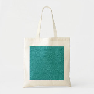 Tanager Turquoise and Teal Blue Repeat Pattern Tote Bag