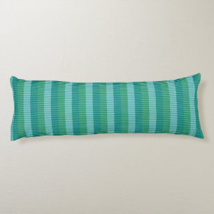 Tanager Turquoise, Teal Blue and Kelly Green Repea Body Cushion