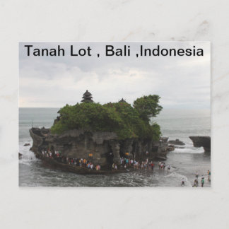 Tanah Lot, Bali, Indonesia Postcard