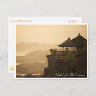 Tanah Lot Temple Bali Postcard