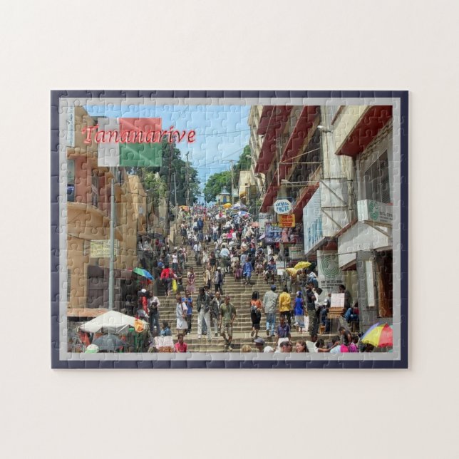 Tananarive - Madagascar - Jigsaw Puzzle (Horizontal)