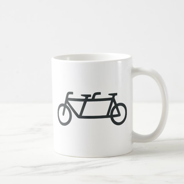 Tandem Bicycle Coffee Mug (Right)