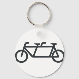 Tandem Bicycle Key Ring