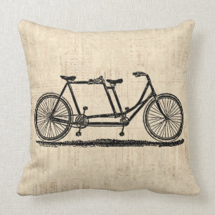 Tandem Bicycle Two Person Bicycle Antique Bike Cushion