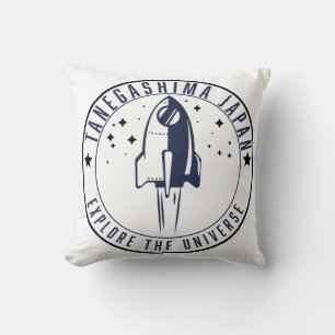 Tanegashima Japan Explore the Universe  Cushion