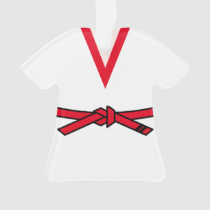 Tang Soo Do 1st Gup Red Belt Personalised Ornament