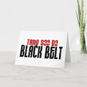 Tang Soo Do Black Belt Karate Card