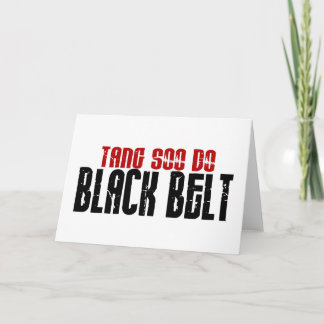 Tang Soo Do Black Belt Karate Card