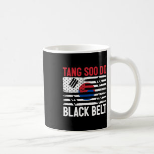 Tang Soo Do Black Belt Karate Fighter Korean Marti Coffee Mug
