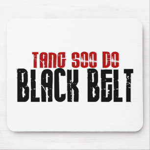 Tang Soo Do Black Belt Karate Mouse Pad