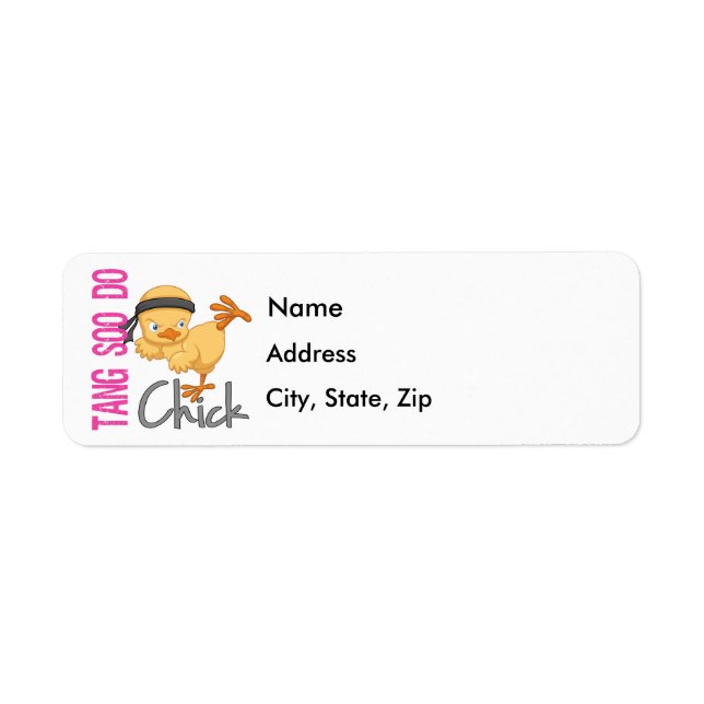 Tang Soo Do Chick Return Address Label (Front)
