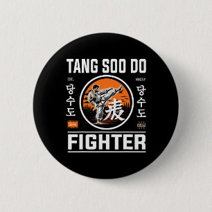 Tang Soo Do Fighter - For The Fan Of Korean Karate 6 Cm Round Badge