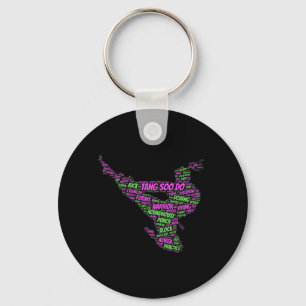 Tang Soo Do Girls Karate Martial Arts Training Key Ring