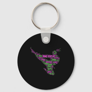 Tang Soo Do Girls Karate Martial Arts Training Wor Key Ring
