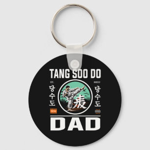 Tang Soo Do Karate Dad For Martial Arts And Father Key Ring