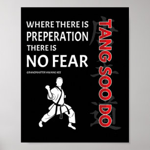 Tang Soo Do Shirt Karate Martial Arts Gifts Traini Poster