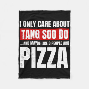 Tang Soo Do Sparring Martial Artist Karate Master  Fleece Blanket