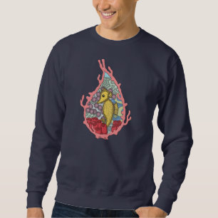 Tanga the Seahorse Men's Dark Shirt