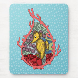 Tanga the Seahorse Mousepad