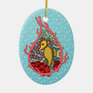 Tanga the Seahorse Ornament
