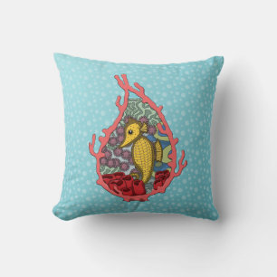 Tanga the Seahorse Pillow
