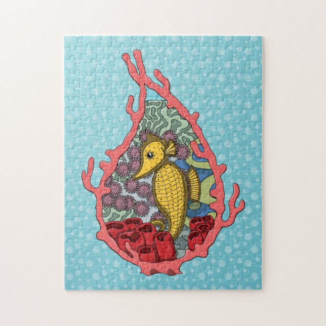 Tanga the Seahorse Puzzle (Vertical)