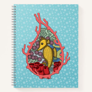 Tanga the Seahorse Spiral Notebook