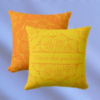 Tangelo Orange Mandala Personalised