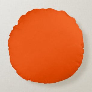 Tangelo Orange Round Cushion