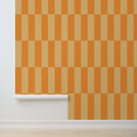 Tangerine and Wheatberry Striped Pattern Design