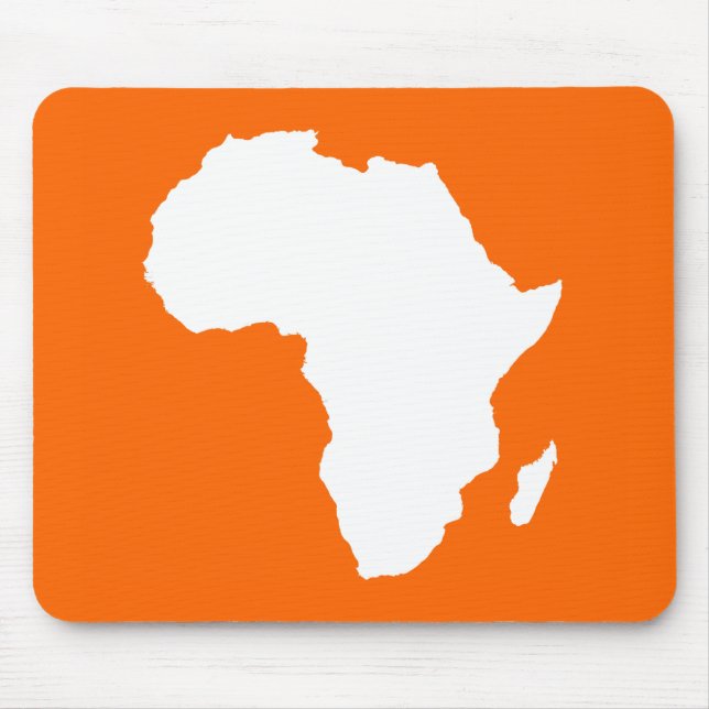 Tangerine Audacious Africa Mouse Pad (Front)