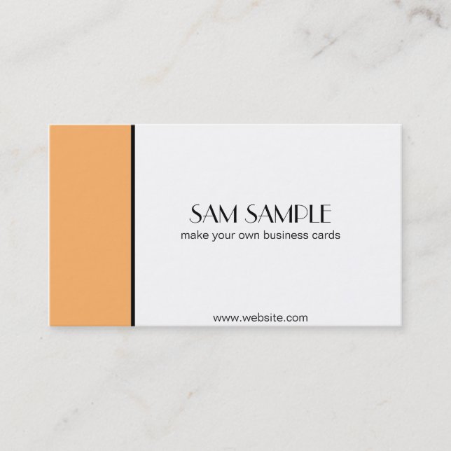 Tangerine Business Card (Front)